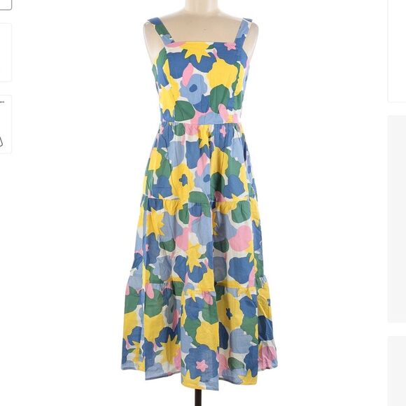 Princess Highway ModCloth 100% Organic cotton Blossoms In The Breeze Midi Dress - Picture 3 of 9